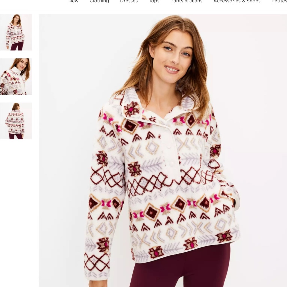 Lou & Grey Soft Fleece Pullover